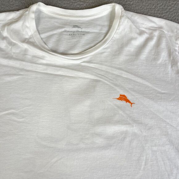 Tommy Bahama Mens T-Shirt Mens 3XL White Winner Take Ale Beer Poker Graphic - Picture 4 of 9